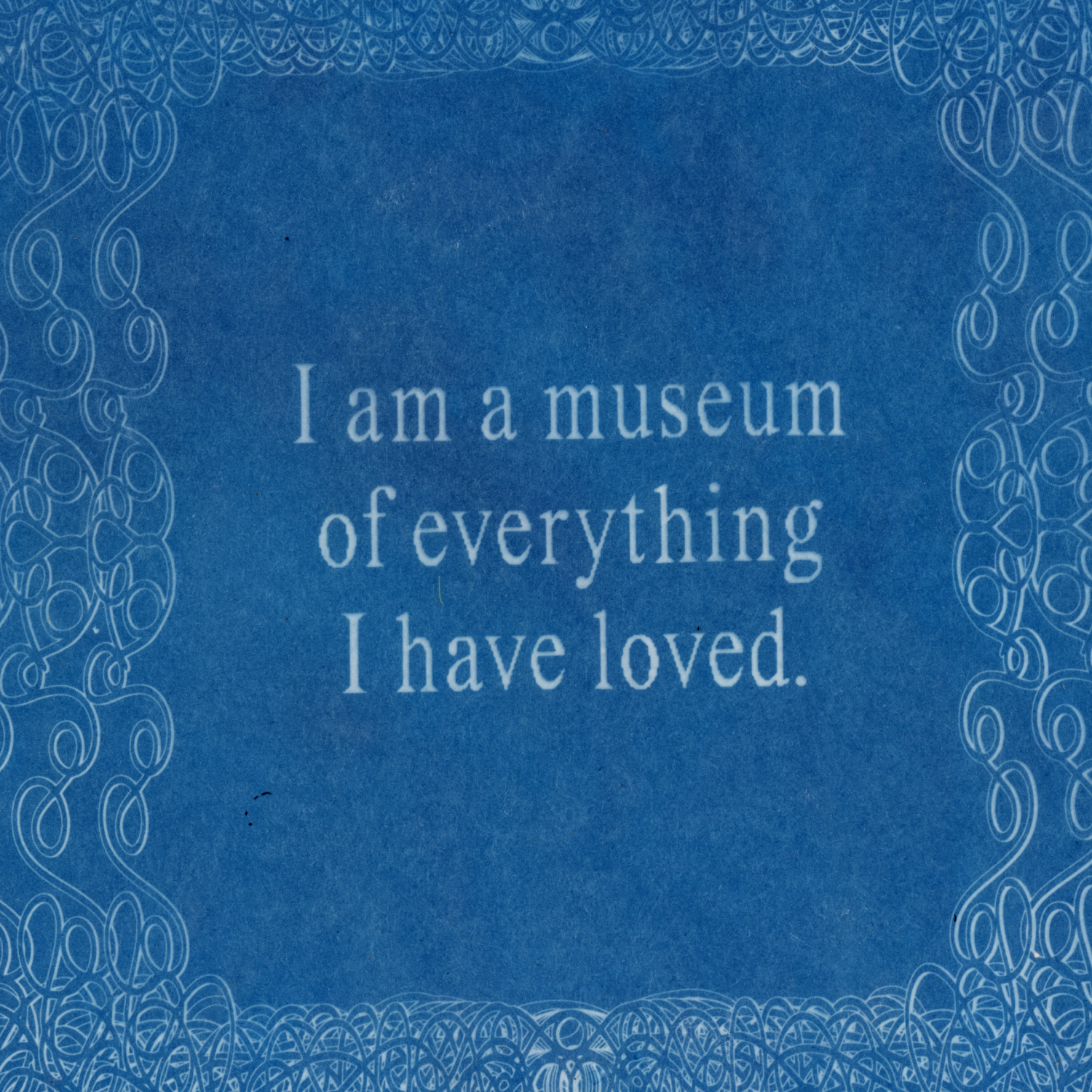 Love Cyanotype A3