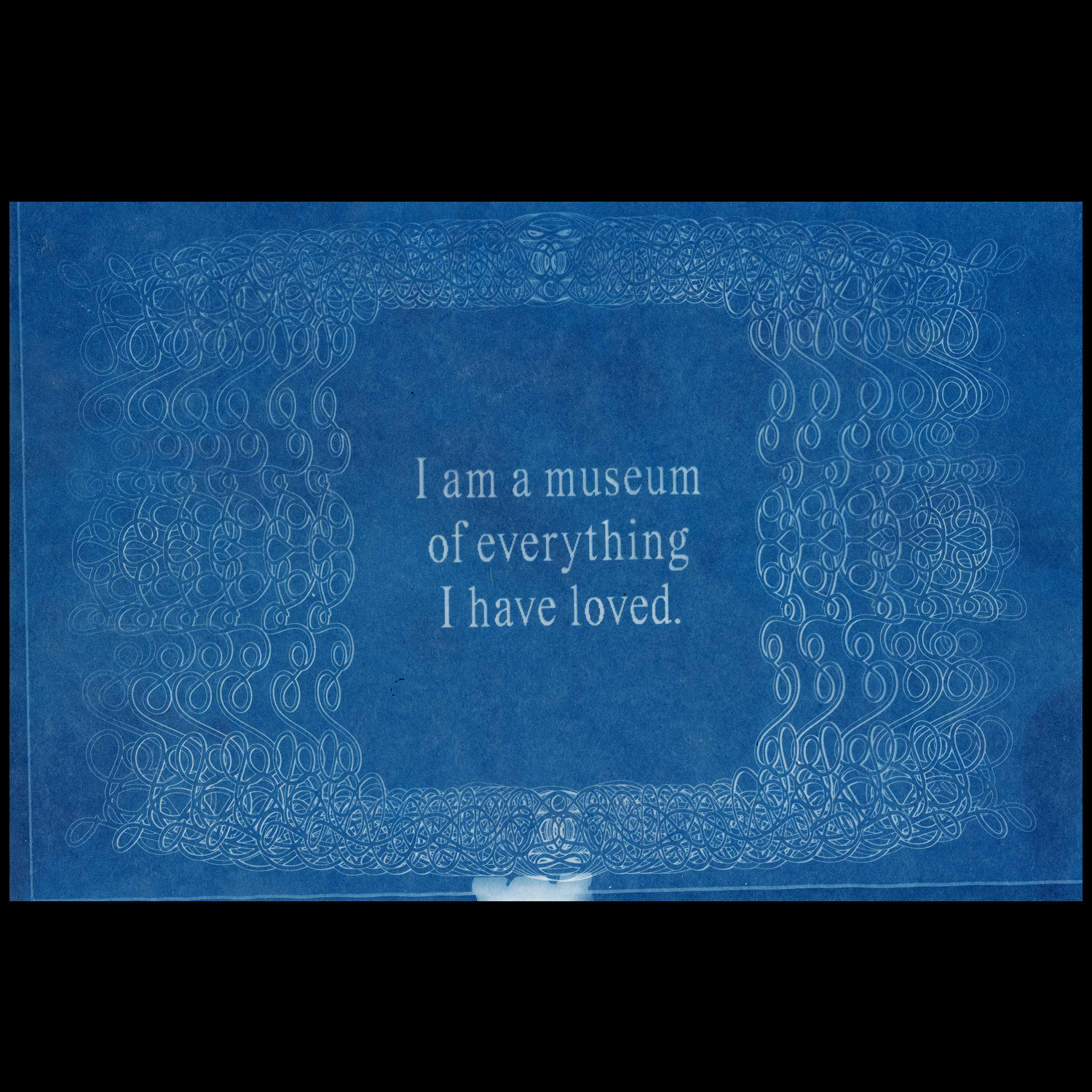 Love Cyanotype A3