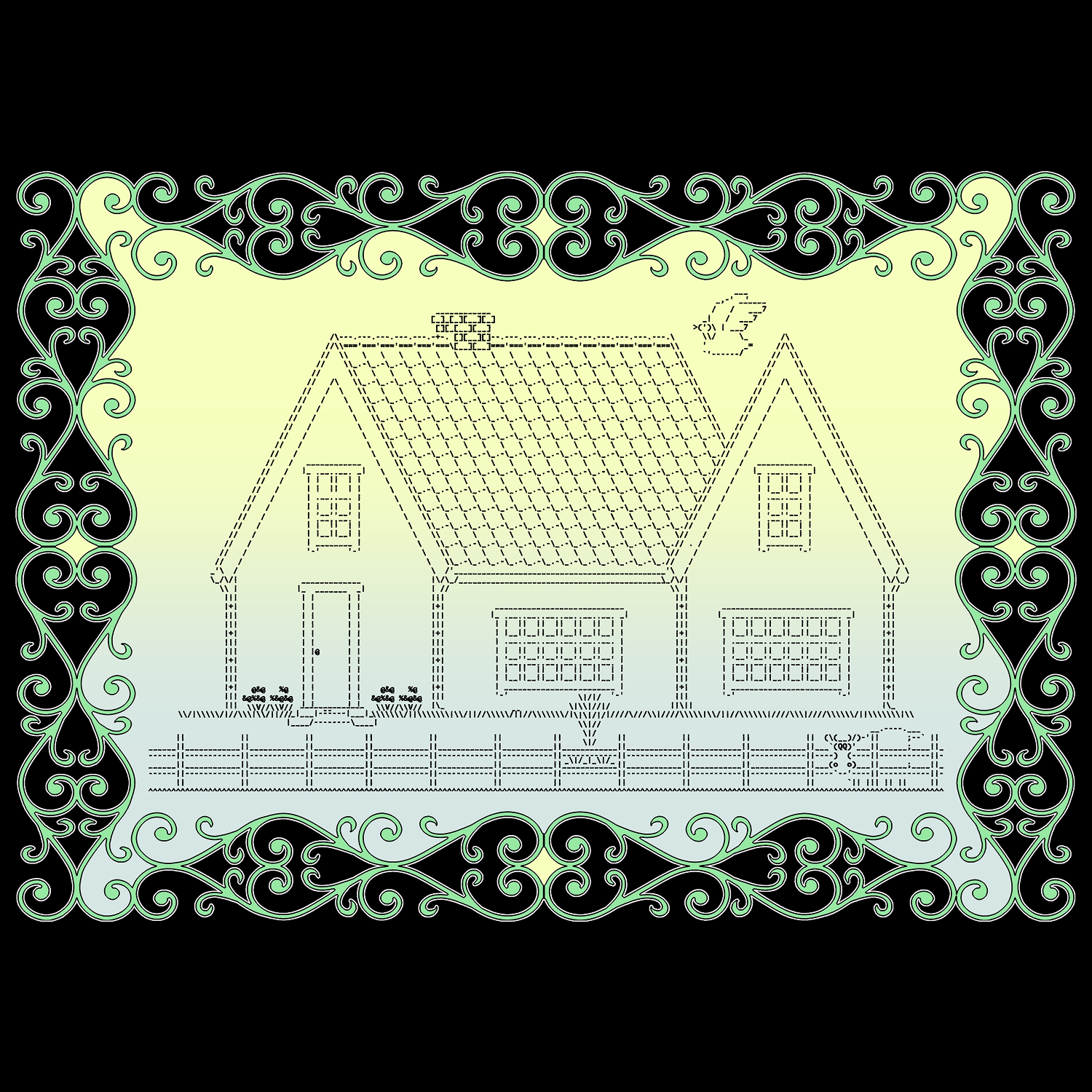 Ascii House A3
