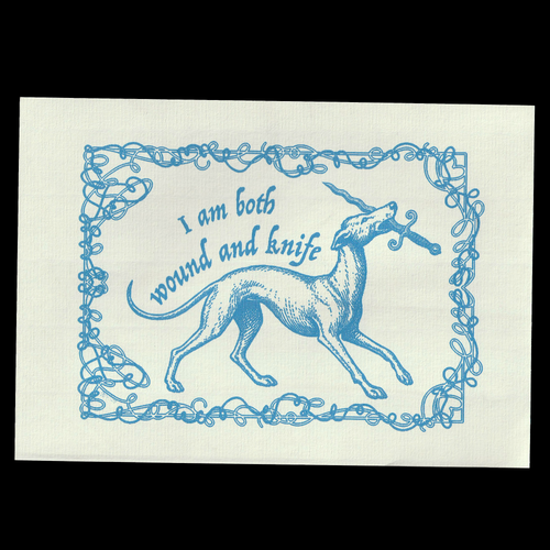 Greyhound A5 Print