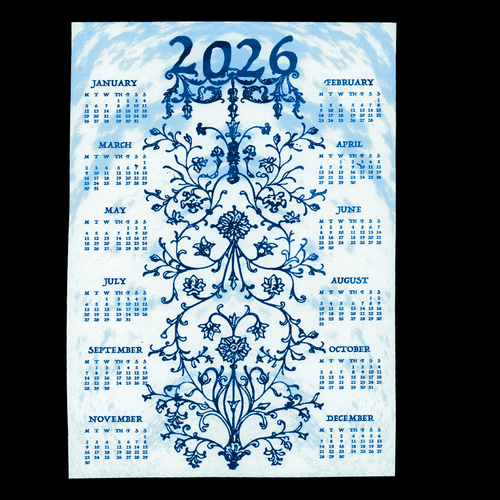 2026 Calendar A3 [Light]
