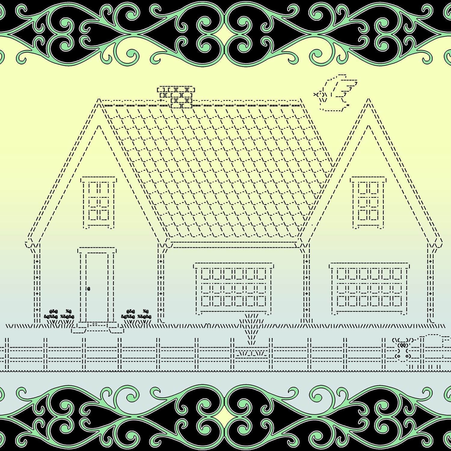 Ascii House A3